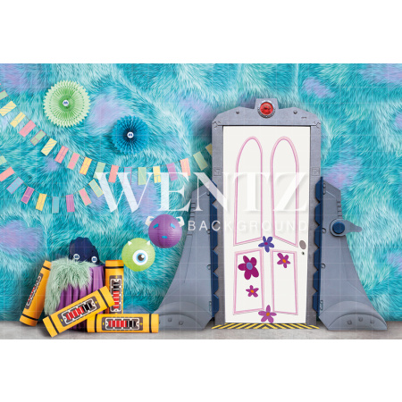 Fundo Fotográfico em Tecido Monstros / Backdrop 2294