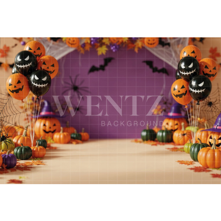 Fundo Fotográfico em Tecido Halloween / Backdrop 7622