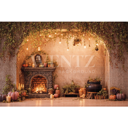 Fundo Fotográfico em Tecido Halloween / Backdrop 7640