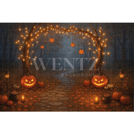 Fundo Fotográfico em Tecido Halloween / Backdrop 7658