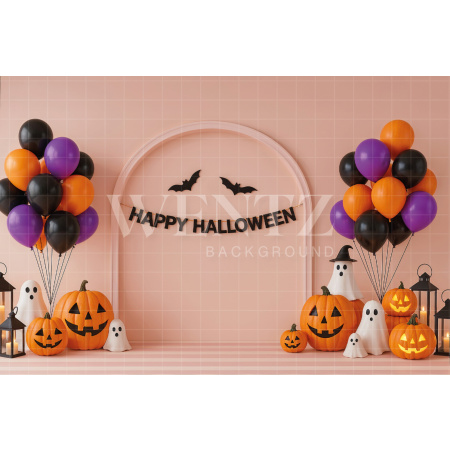 Fundo Fotográfico em Tecido Halloween / Backdrop 7662