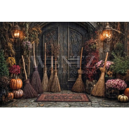 Fundo Fotográfico em Tecido Halloween / Backdrop 7663