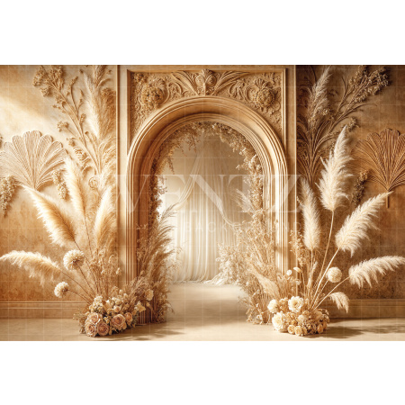 Fundo Fotográfico em Tecido Dia das Mães Arco / Backdrop 6837