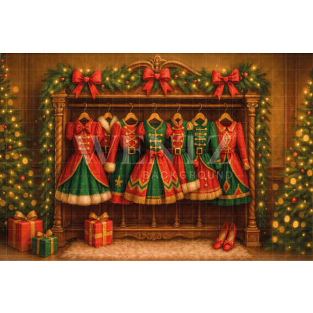 Fundo Fotográfico em Tecido Natal / Backdrop 7610