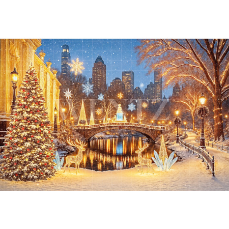 Fundo Fotográfico em Tecido Natal / Backdrop 7611