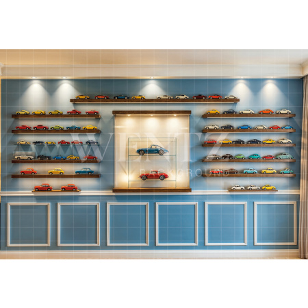 Fundo Fotográfico em Tecido Coleção de Carros Dia dos Pais / Backdrop 7265