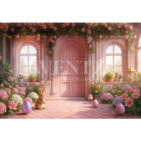 Fundo Fotográfico em Tecido Páscoa / Backdrop 7958