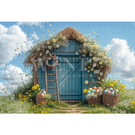 Fundo Fotográfico em Tecido Páscoa / Backdrop 7961