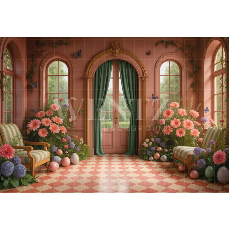 Fundo Fotográfico em Tecido Páscoa / Backdrop 7969