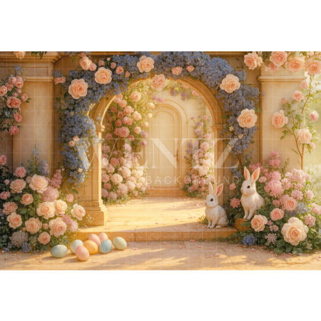 Fundo Fotográfico em Tecido Páscoa / Backdrop 7970