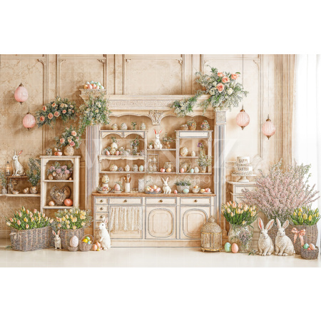 Fundo Fotográfico em Tecido Páscoa / Backdrop 7992