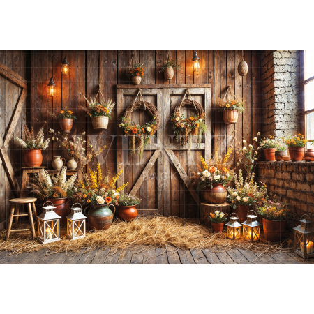 Fundo Fotográfico em Tecido Páscoa / Backdrop 6666