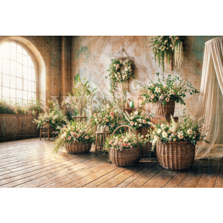 Fundo Fotográfico em Tecido Páscoa / Backdrop 6667