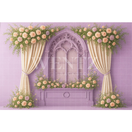 Fundo Fotográfico em Tecido Cenário de Primavera / Backdrop 7847