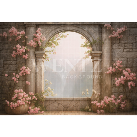 Fundo Fotográfico em Tecido Cenário de Primavera / Backdrop 7868