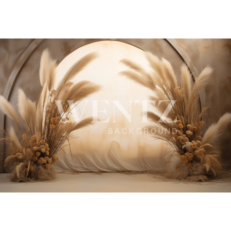 Fundo Fotográfico em Tecido Dia das Mães Arco Boho / Backdrop 5742