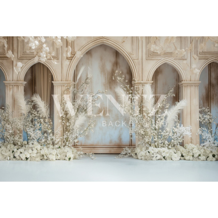 Fundo Fotográfico em Tecido Dia das Mães Arcos / Backdrop 5802