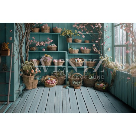 Fundo Fotográfico em Tecido Páscoa / Backdrop 5525