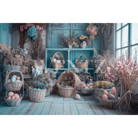 Fundo Fotográfico em Tecido Páscoa / Backdrop 5529