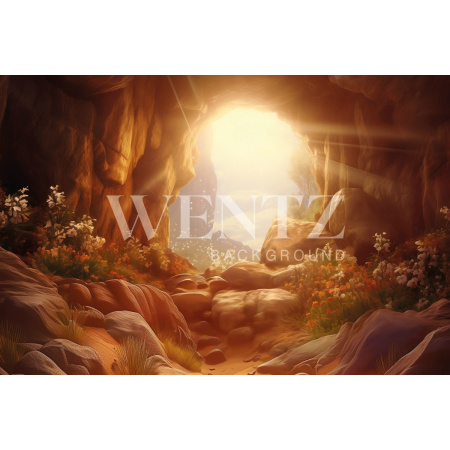 Fundo Fotográfico em Tecido Gruta de Páscoa / Backdrop 5520