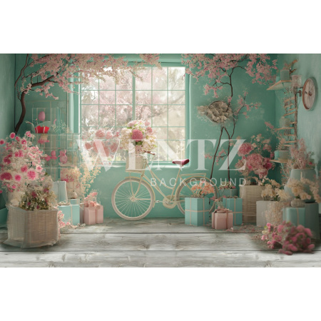 Fundo Fotográfico em Tecido Páscoa / Backdrop 5538