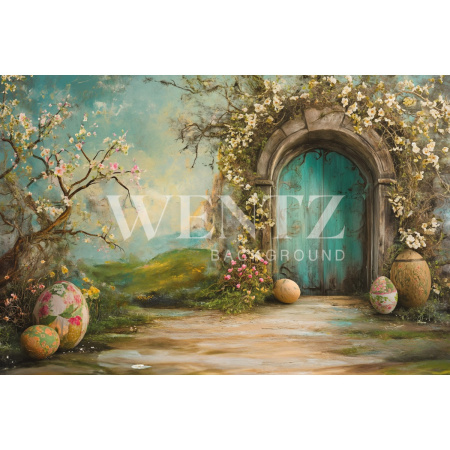 Fundo Fotográfico em Tecido Páscoa / Backdrop 5541
