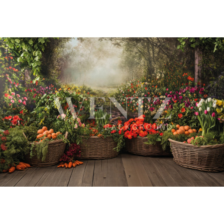 Fundo Fotográfico em Tecido Páscoa / Backdrop 5566