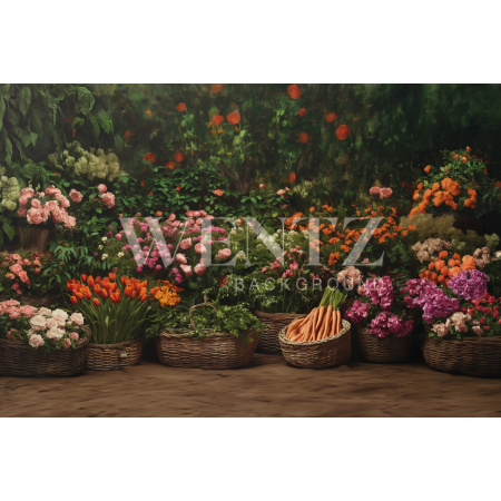 Fundo Fotográfico em Tecido Páscoa / Backdrop 5561