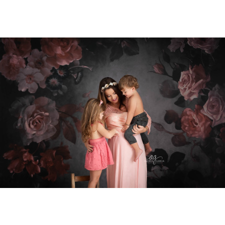 Fundo Fotográfico em Tecido Flores Fine Art / Backdrop CW29