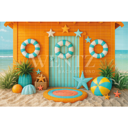 Fundo Fotográfico em Tecido Verão / Backdrop 7882