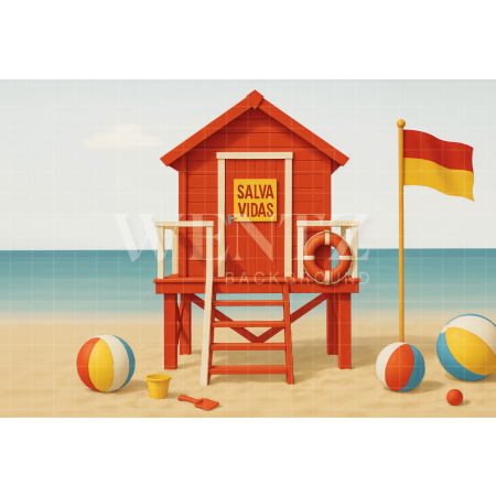 Fundo Fotográfico em Tecido Verão / Backdrop 7908